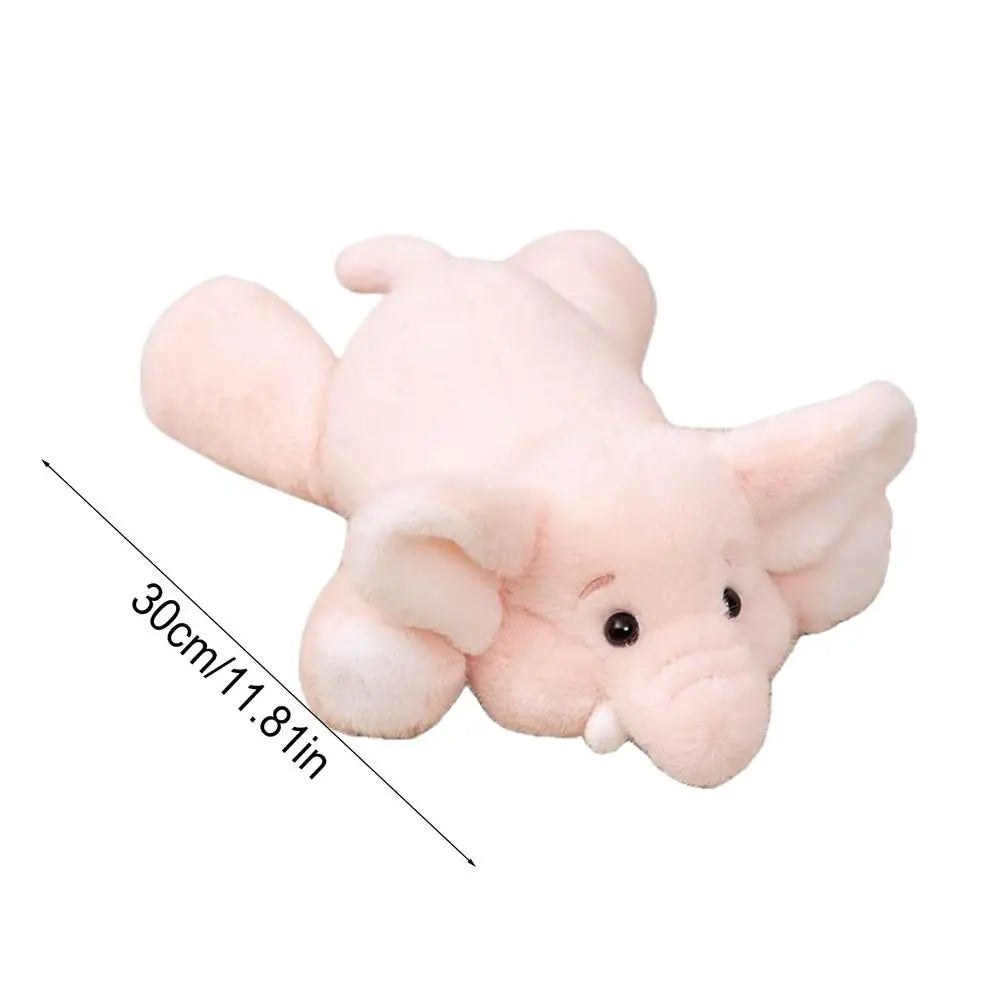 Stuffed Plush Elephant Interactive Snugging Doll Toy Pillow Elephant Plush Pillow Huggable Plushie For Toddler Kids Birthday