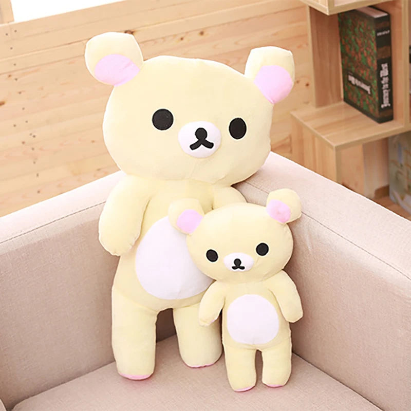 Big Size Rilakkuma Plush Toys Kawaii Teddy Bear Rilakkuma Stuffed Doll Animal Sofa Pillows Room Decorations Girl Xmas Gifts