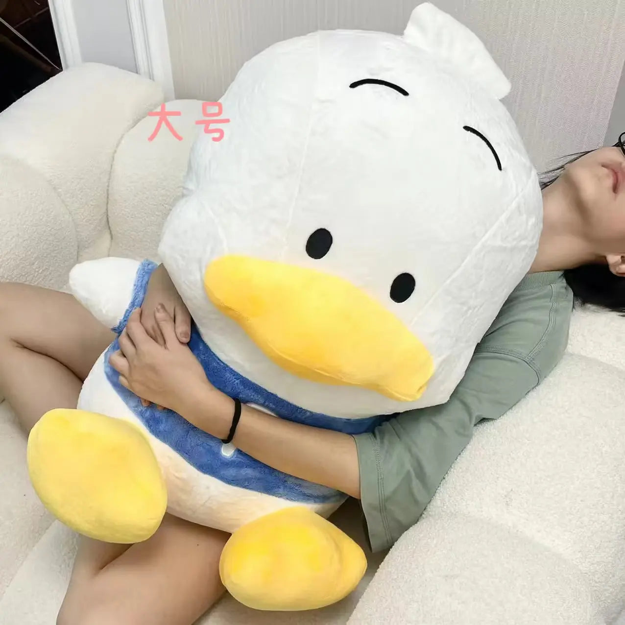 Japanese Anime Sanrio Pekkle Plush Toy Cute Stuffed Animal Cartoon Duck Pillow Blanket Cushion Home Decor Plush Doll Xmas Gifts