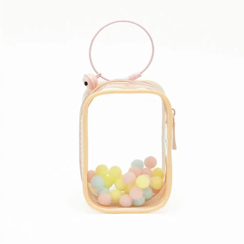 For Labubu Portable Transparent PVC Mystery Doll Organizer Box Selling only bags