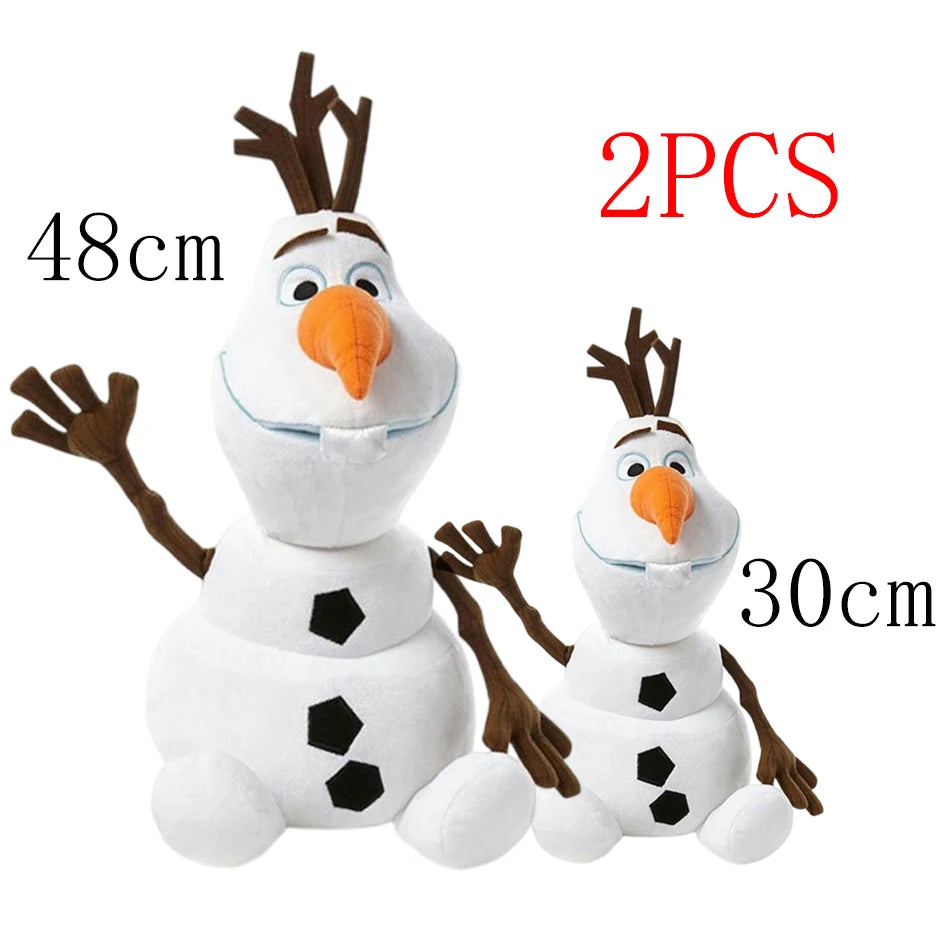 30-50 CM Frozen Anna Elsa Dolls Snow Queen Princess Anna Elsa Doll Toys Stuffed Frozen Plush Kids Toys Birthday Christmas Gift