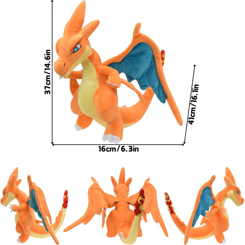 Pokemon Charizard X Y Kawaii Anime Soft Plush Toys Cute Gigantamax Charizard Cool Stuffed Animals Peluche Dolls Birthday Gifts