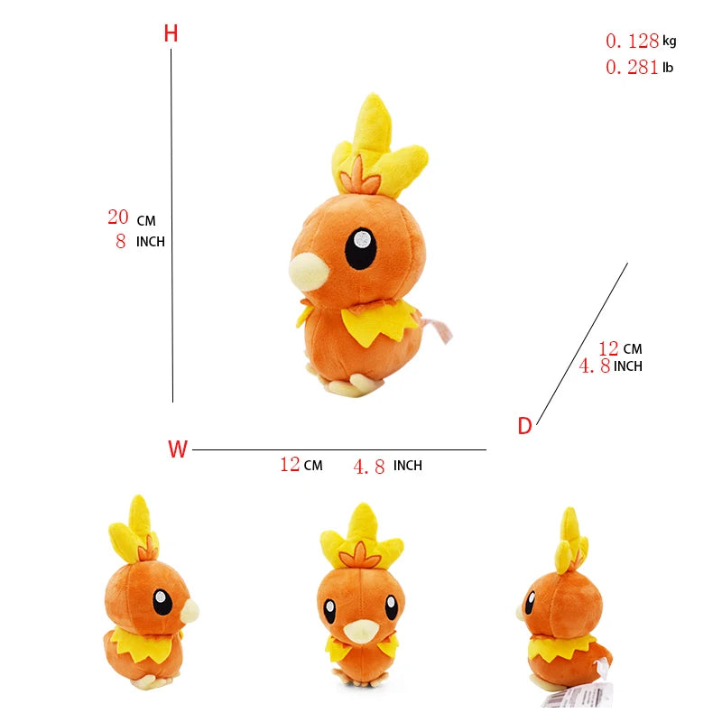 Pokemon Peluche Mudkip Torchic Treecko Mega Swampert Plush Toys Stuffed Dolls First partner Kawaii Christmas Gift For Children