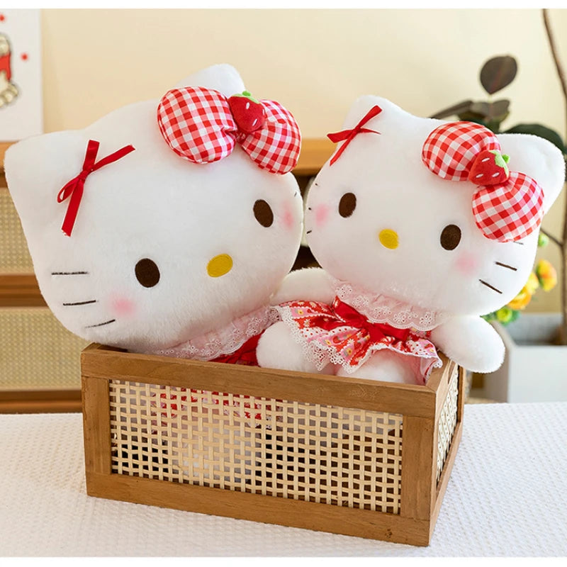 60CM Big Size Sanrio Anime Character HelloKitty Stuffed Plushies Kawaii Soft Plush Doll Home Decoration Children Christmas Gift