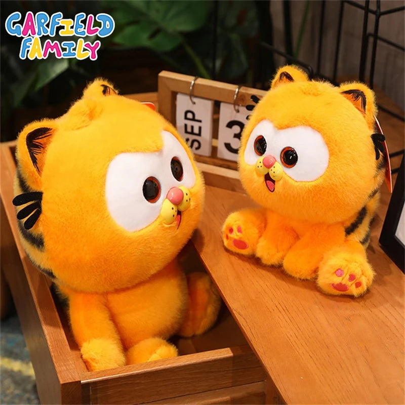 Original Garfield Family Kawaii Plush Toys Cute Anime Garfield Cat Odie Stuffed Animals Plushies Peluche Dolls Birthday Gift Kid