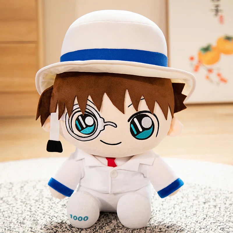 Cartoon Anime Detective Conan Plush Stuffed Toy Doll Cosplay Decoration Ornament Cute Baby Child Girlfriend Birthday Gift