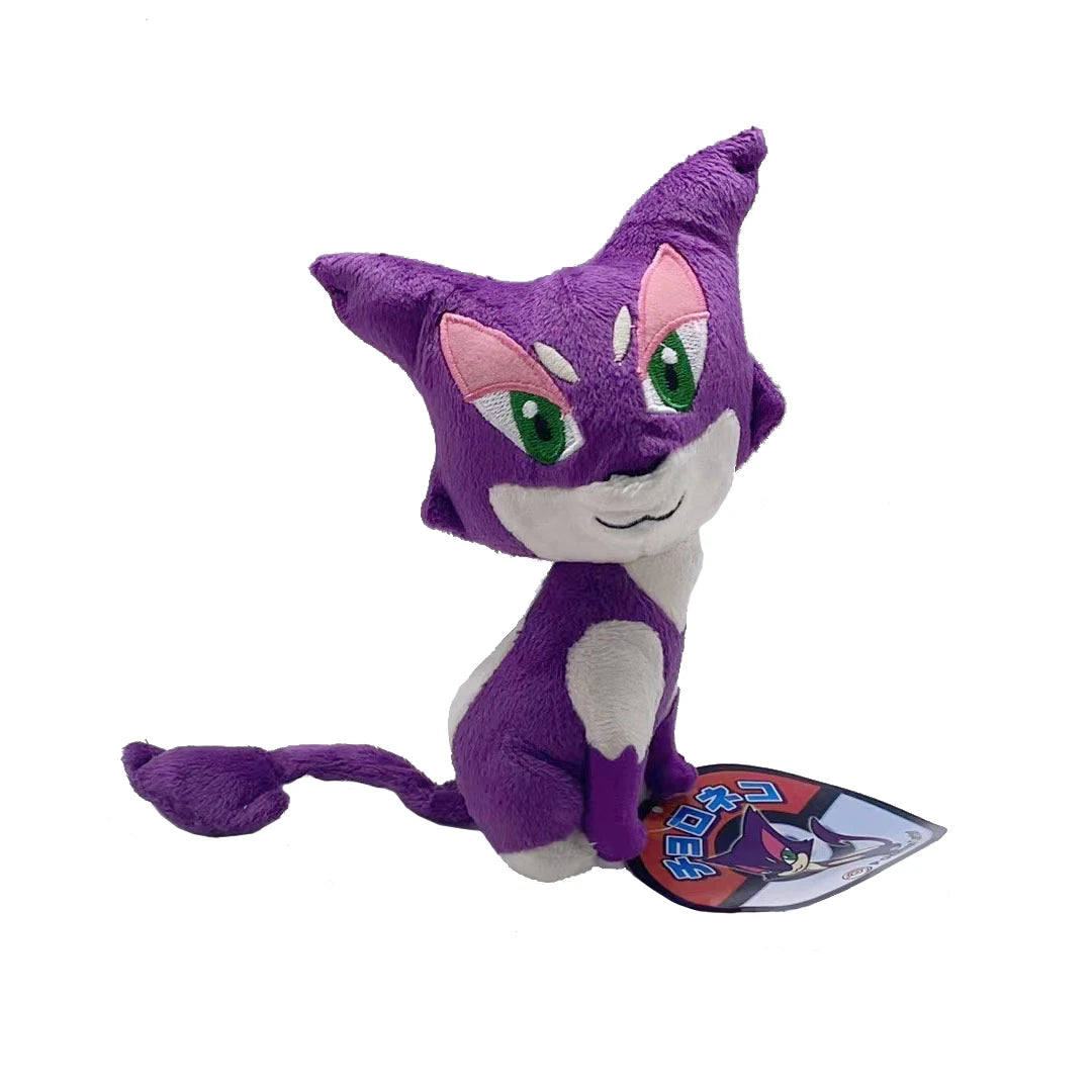 Pokemon Purrloin Plush Servine Plush Mega Evolutions Dragapult Koraidon Sprigatito Zacian Charizard Gengar Pikachu Plushies Toy