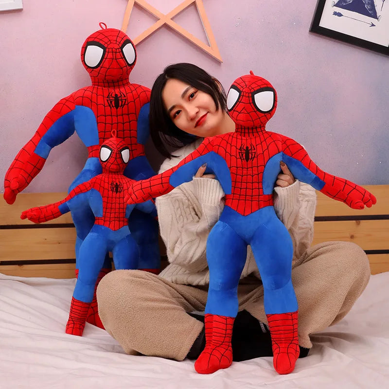 70cm Giant Size Plushier Dolls Boy's Spider Man Plush Doll Toy Pillow Stuffed Pillow Children's Birthday Gift Sleeping Doll