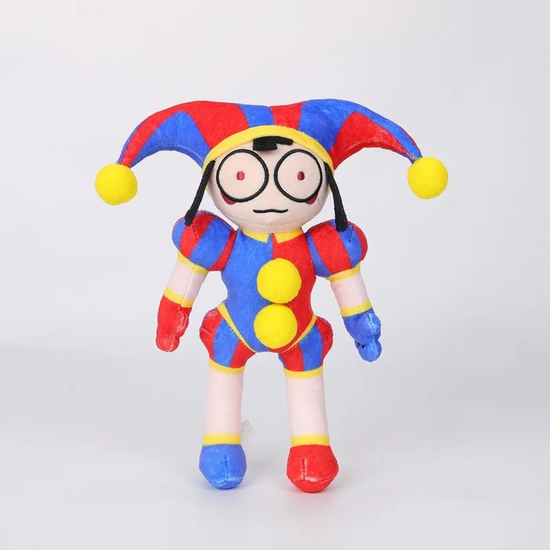 The Amazing Digital Circus Pomni Jax Plush Toy Anime Cute Stuffed Rabbit Animal Doll Cartoon Clown Christmas Kids Gifts