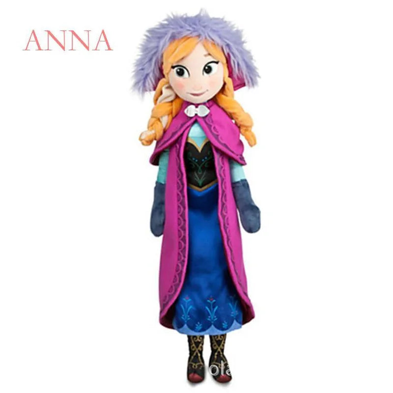 40 CM Frozen Anna Elsa Dolls Snow Queen Princess Anna Elsa Doll Toys Stuffed Frozen Plush Kids Toys Birthday Christmas Gift