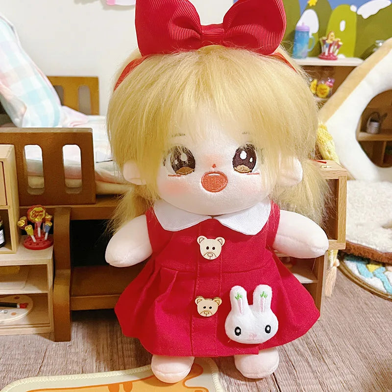 20cm IDol Doll Anime Plush Cotton Dolls with Clothes Cute Stuffed Star Figure Doll Toys Plushies Toys Fans Collection Gifts