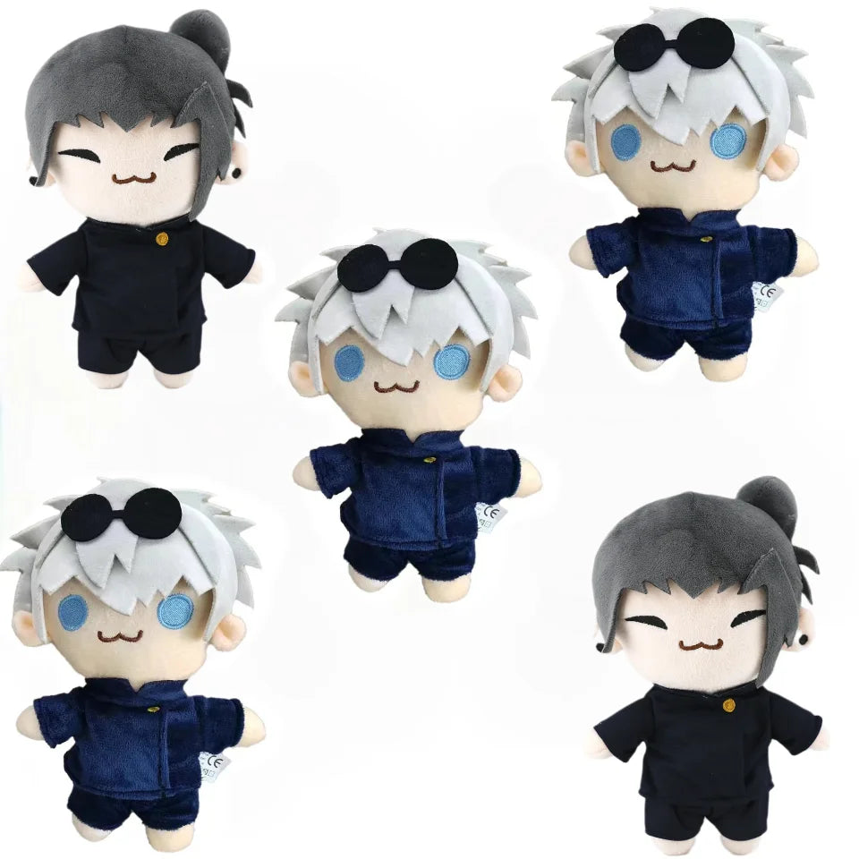 New Gojo Saturo Geto Suguru Jujutsu Kaisen Cosplay Plush Cute Soft Collection Props 20cm ﻿