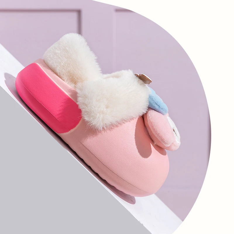 Hello Kitty Sanrio Kids Winter Cotton Slippers - Plushy Mart