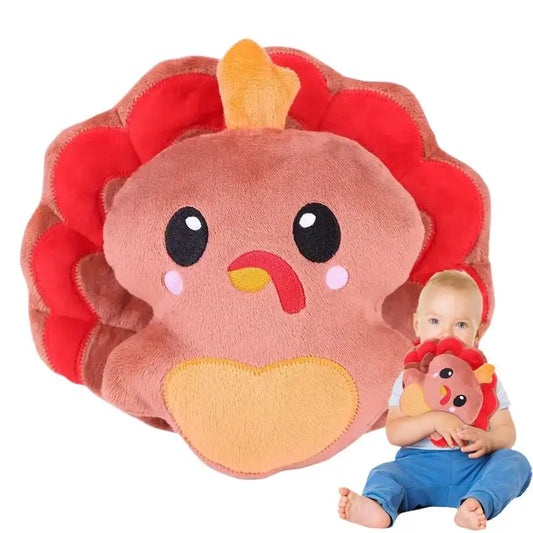 Turkey Plush Stuffed Doll Pillow Thanksgiving Decoration Stuffed Animal Toy Home Decor Plush Doll Cartoon Doll Plushies For Kids