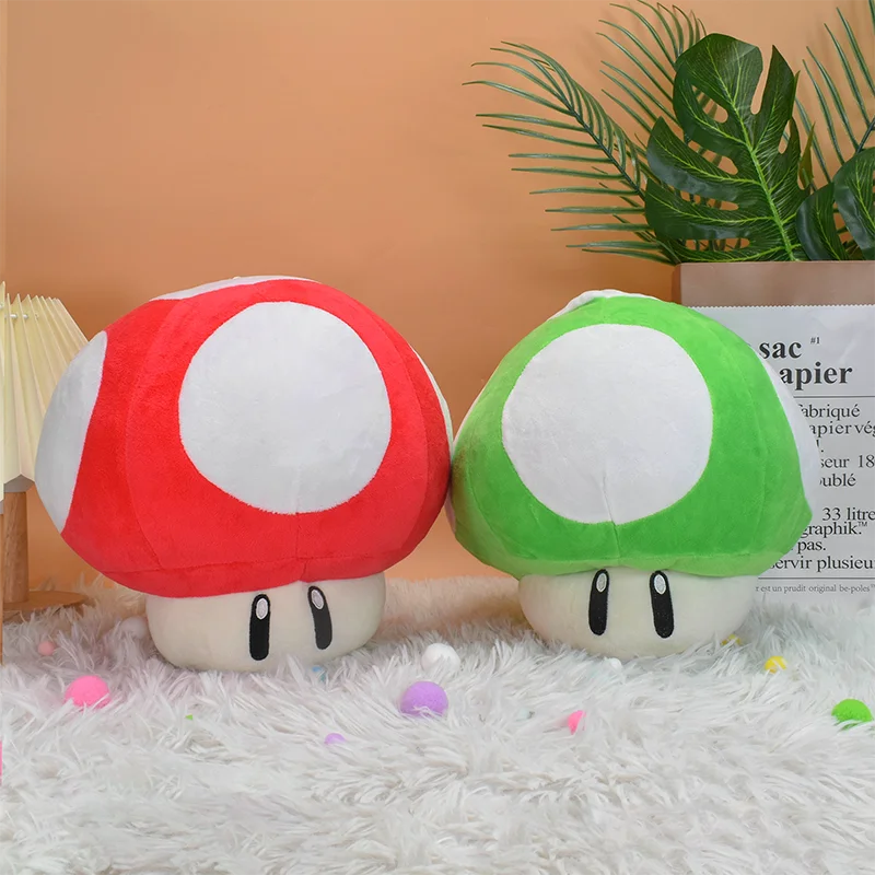 Yellow Blue Red Green Toad Toadette Mushroom Mario Bros Plush Toys  Stuffed Doll Soft Toys Birthday Gift For Kids