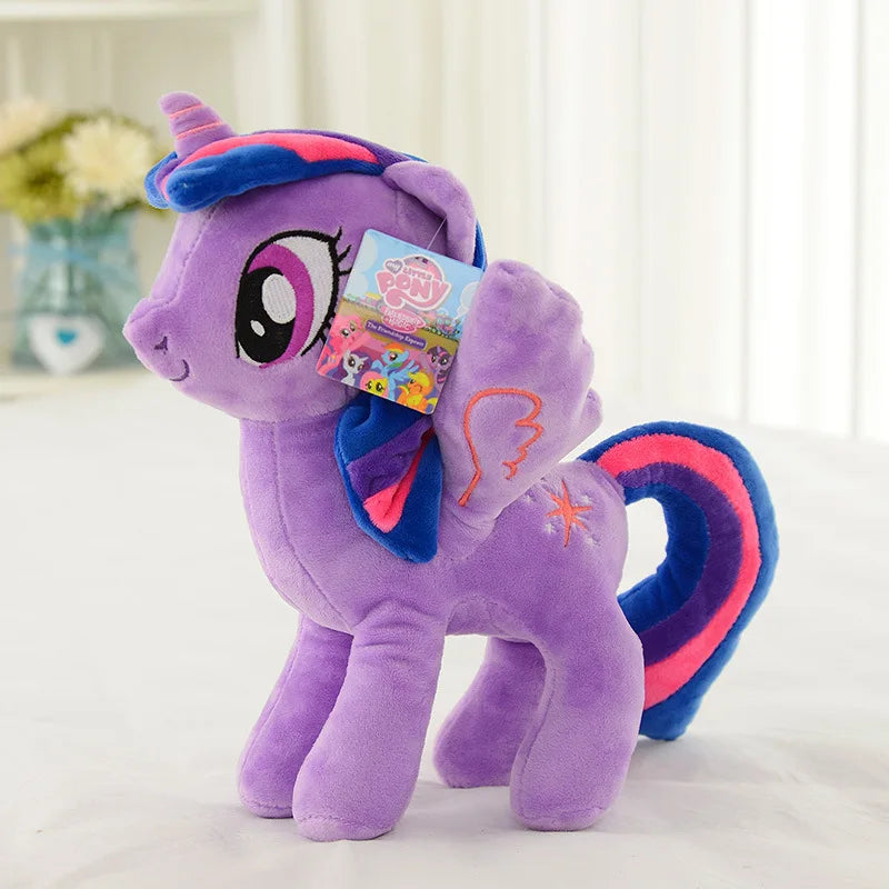 20Cm My Little Pony Plush Toys Anime Twilight Sparkle Fluttershy Pinkie Pie My Little Pony Soft Stuffed Doll Kids Birthday Gifts