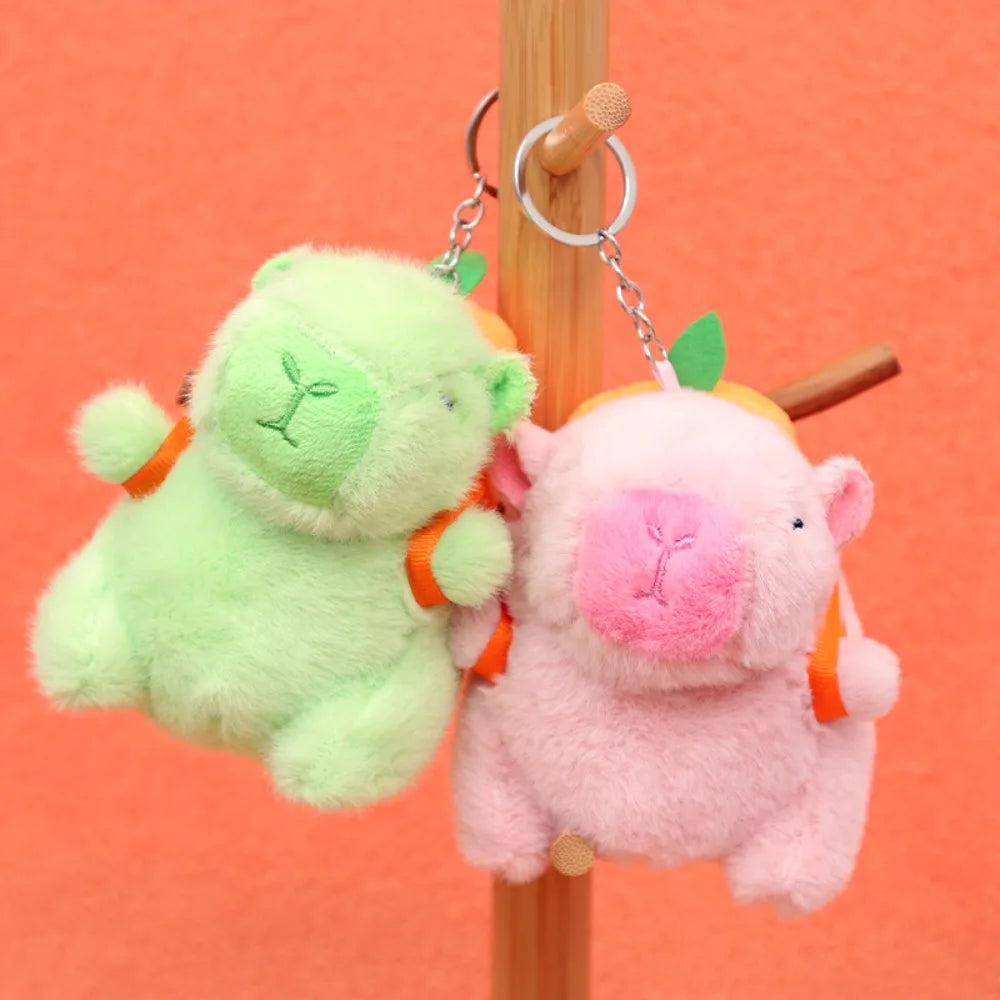 Gift Multicolor Capybara Pendant Capybara Plush Plush Capybara Accessories Birthday Gift Cloth Doll Birthday Gift