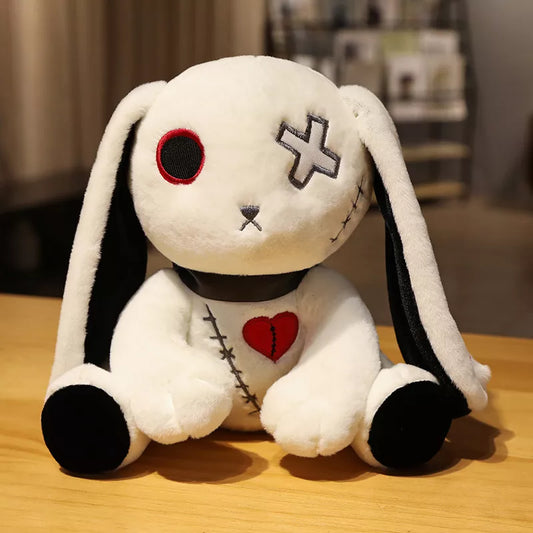 Premium Dark Goth Series Plush Rabbit - Plushy Mart