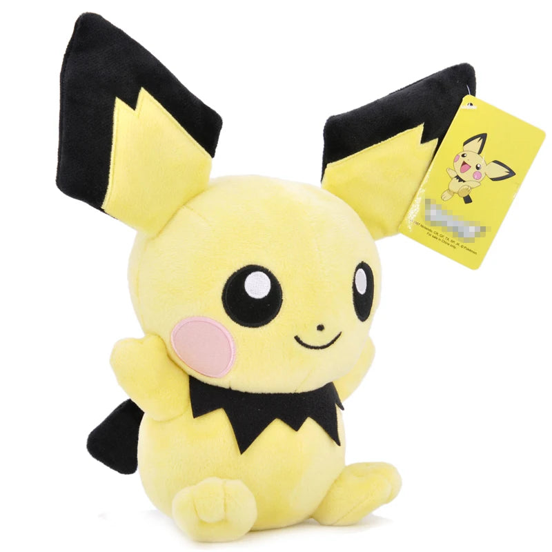 High Quality Pokémon Stuffed Animals Kawaii Pikachu Plush Toy Bulbasaur Eevee Dnorlax Squirtle Figures Gifts for Children