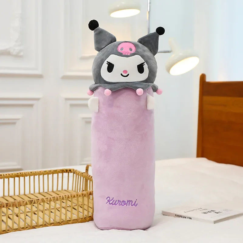 70cm Cute Sanrio Kuromi Plush Toy Kawaii Little Devil Long Sleep Pillow Cartoon Large Size Bed Plush Soft Stuffed Doll Kid Gifts