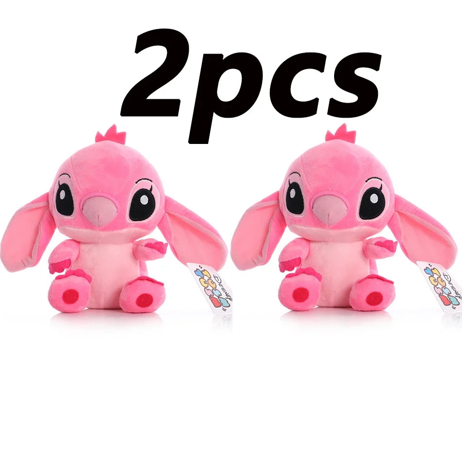 12cm 20cm 25cm Stitch Stuffed Plush Models Cartoon Stuffed Plush Dolls Anime Plush Baby Toys Kawaii Kids Birthday Gift