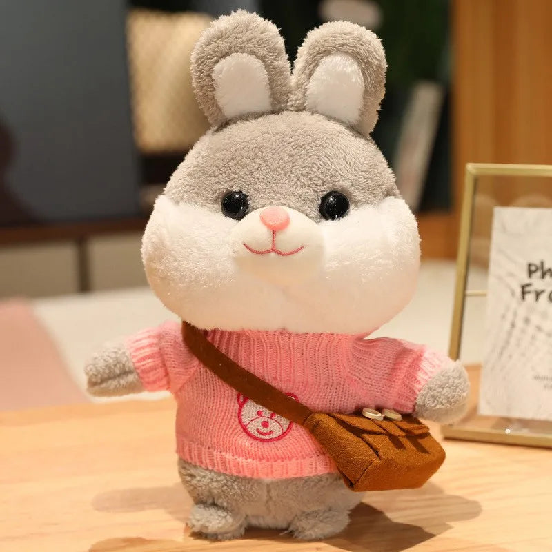 30cm New Cartoon Cute Rabbit Cosplay Dress Up Plush Toys Stuffed Lovely Bunny Dolls Soft Animals for Kids Girls Birthday Gift