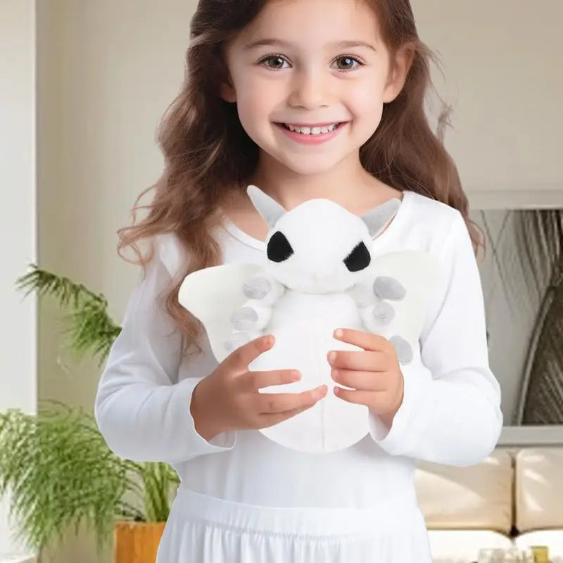 White Plush Mothmans Pillow Soft Stuffed Animals Doll Hugable Moth Stuffed Toy For Kids Children Birthday Festival Parties Gifts