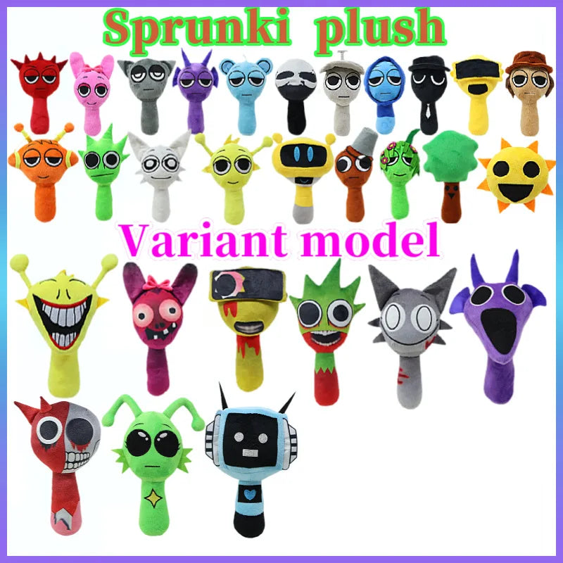 Sprunki Plush Toys Sprunki Incredibox Plush Doll Sprunki Game Cartoon Pillow Kids Birthday Gifts Stuffed Dolls Christmas Gift