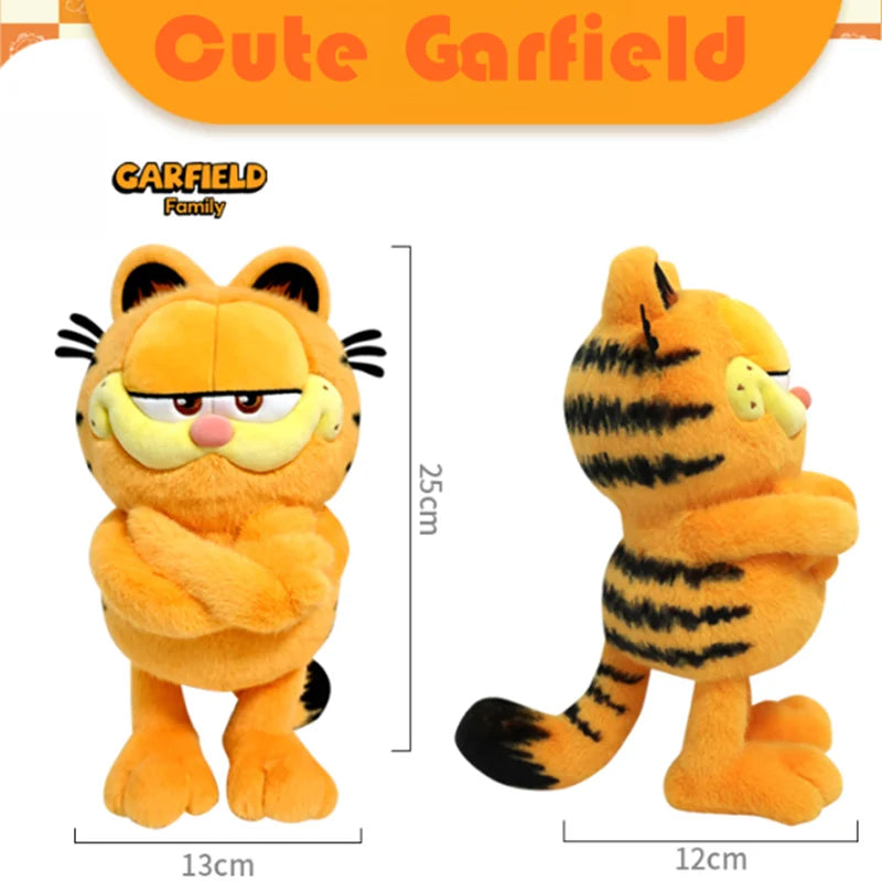 New GARFIELD Original Plush Doll Odie Peluche Toy Cartoon Cat Plushie Keychain Collectible Christmas Stuffed Shoulder Bag Gift