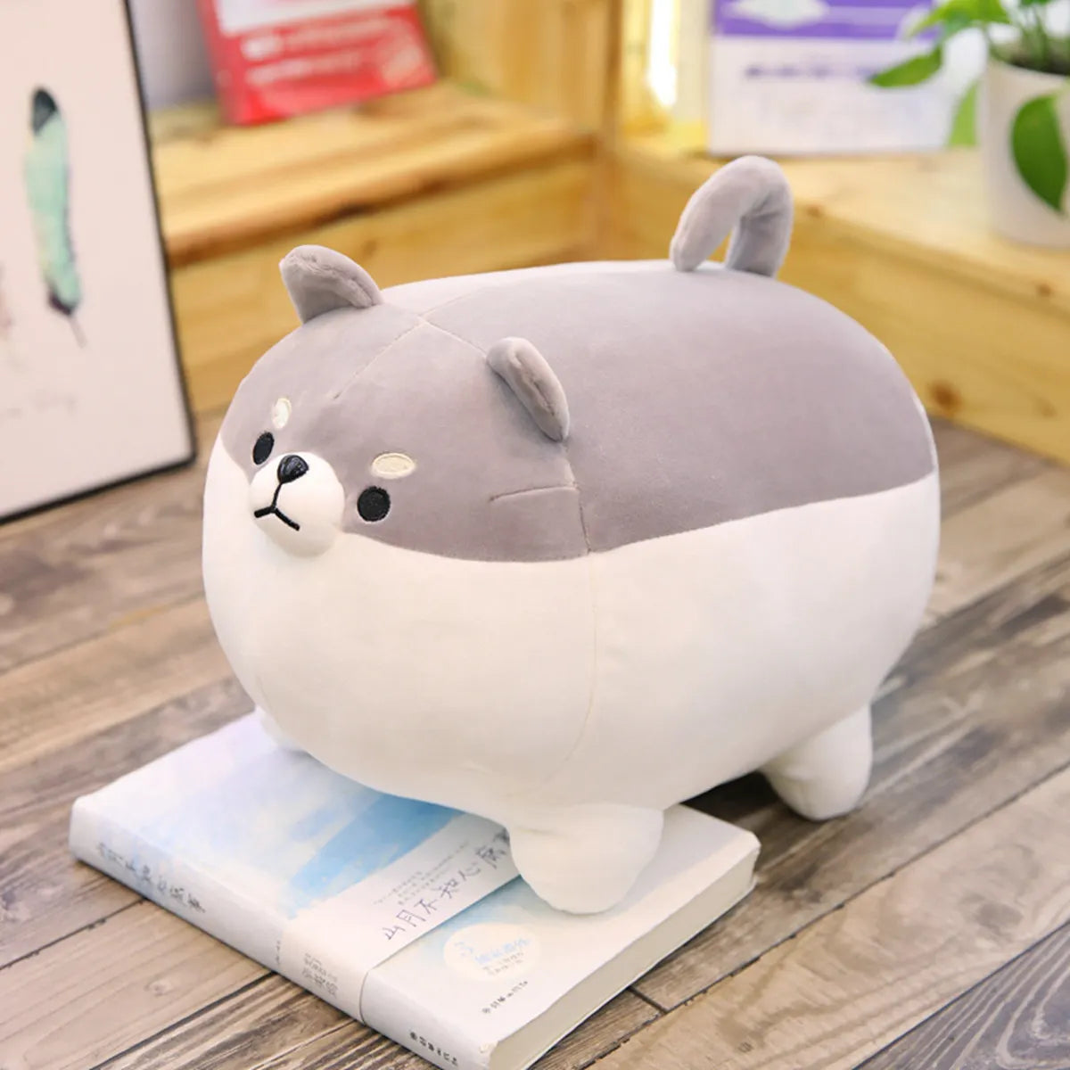 30CM Cute Fat Shiba Inu Dog Plush Toy Stuffed Soft Animal Pillow Cushion For  Birthday Xmas Gifts