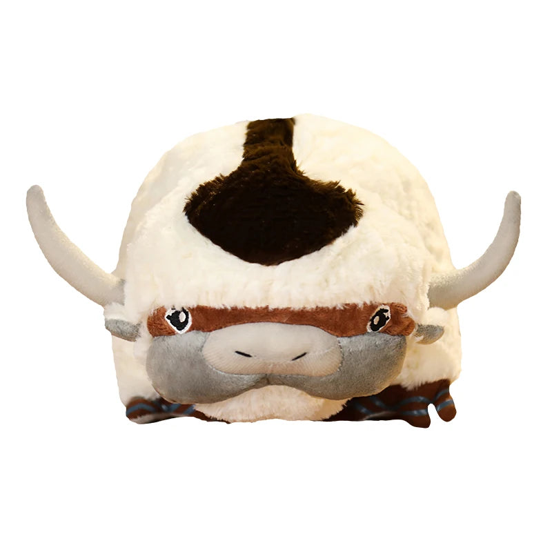 Kawaii Anime Plushie Appa Bull Cow Animals Plush Dolls Toys for Children Christmas Gift Plush Avatar Aang The Last Airbender