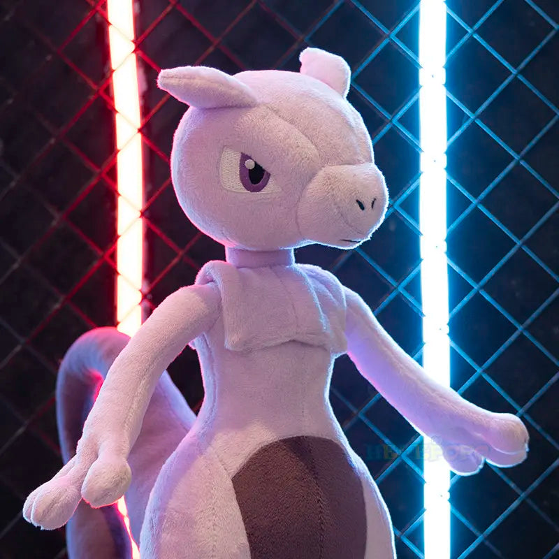 37cm Original Pokemon Mewtwo Plush Anime Soft Stuffed Animal Toy Cartoon Pluche Holiday Birthday Gifts for Children Toy