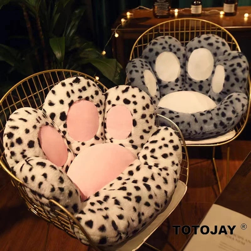 1PC 2 Sizes Soft Paw Pillow Animal Seat Cushion Stuffed Plush Sofa Indoor Floor Home Chair Decor Winter Children Girls Gift