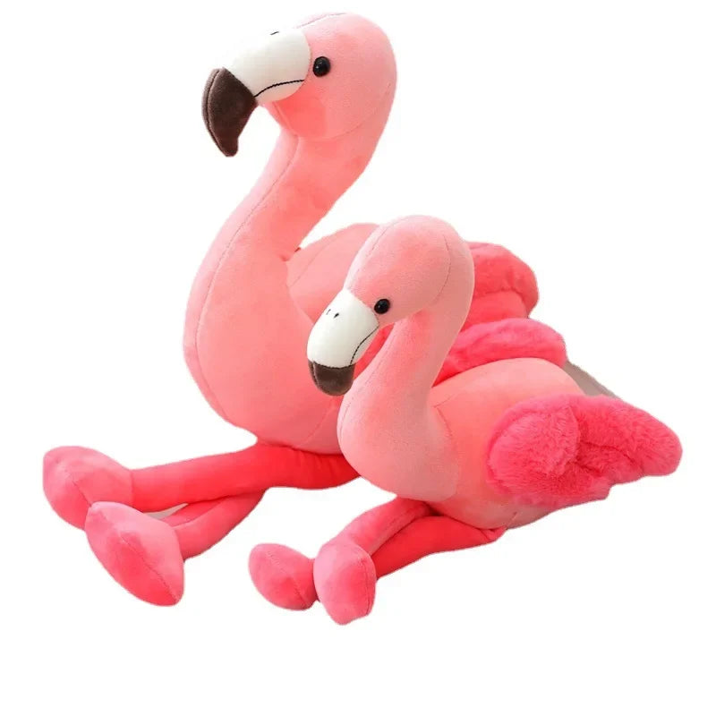 25-50cm Flamingo Plush Doll Toys Kawaii Pink Flamingo Kids Plush Doll Soft Stuffed Bird Doll Birthday Gift For Children Girls