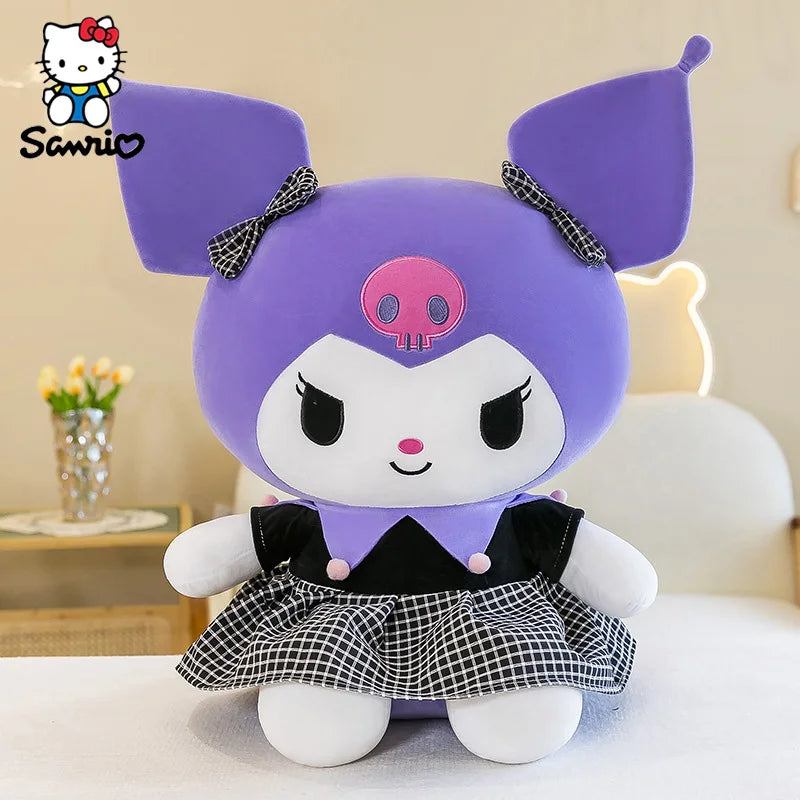 40CM Sanrio Plushies Dolls Cartoon Kuromi Stuffed Plush Doll My Melody Plush Toys Pillow Room Decoration Children Birthday Gifts