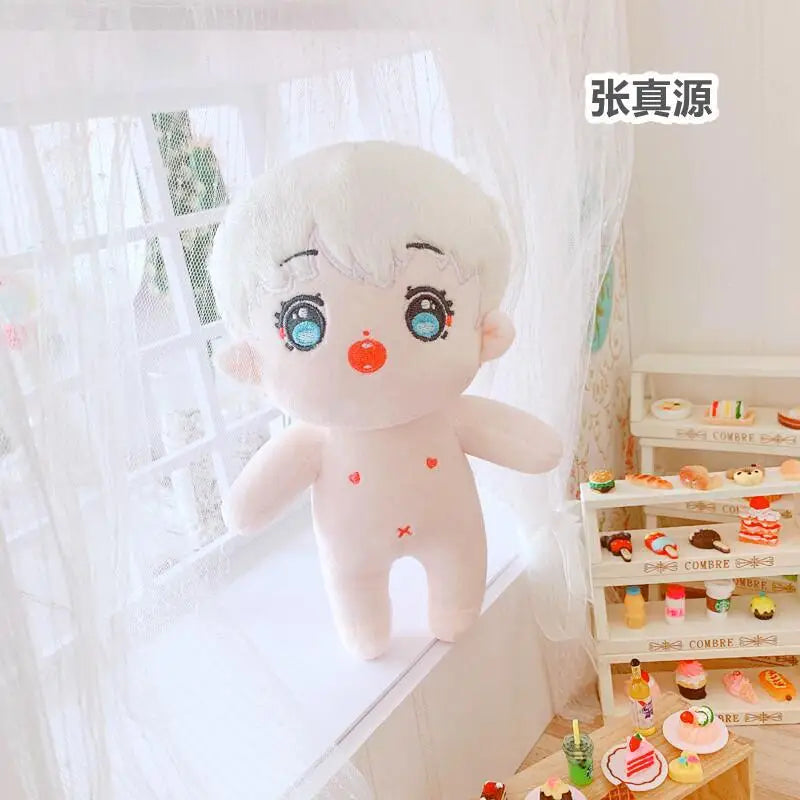 20cm IDol Doll Star Plush Cotton Dolls Cute Stuffed Plushies Figure Dolls Toys Fans Collection Children Gifts