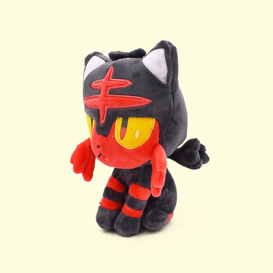 Pokemon 20cm Plush Toy Kawaii Litten Stuffed Peluche Doll Kids Girls Boys Toys Gifts