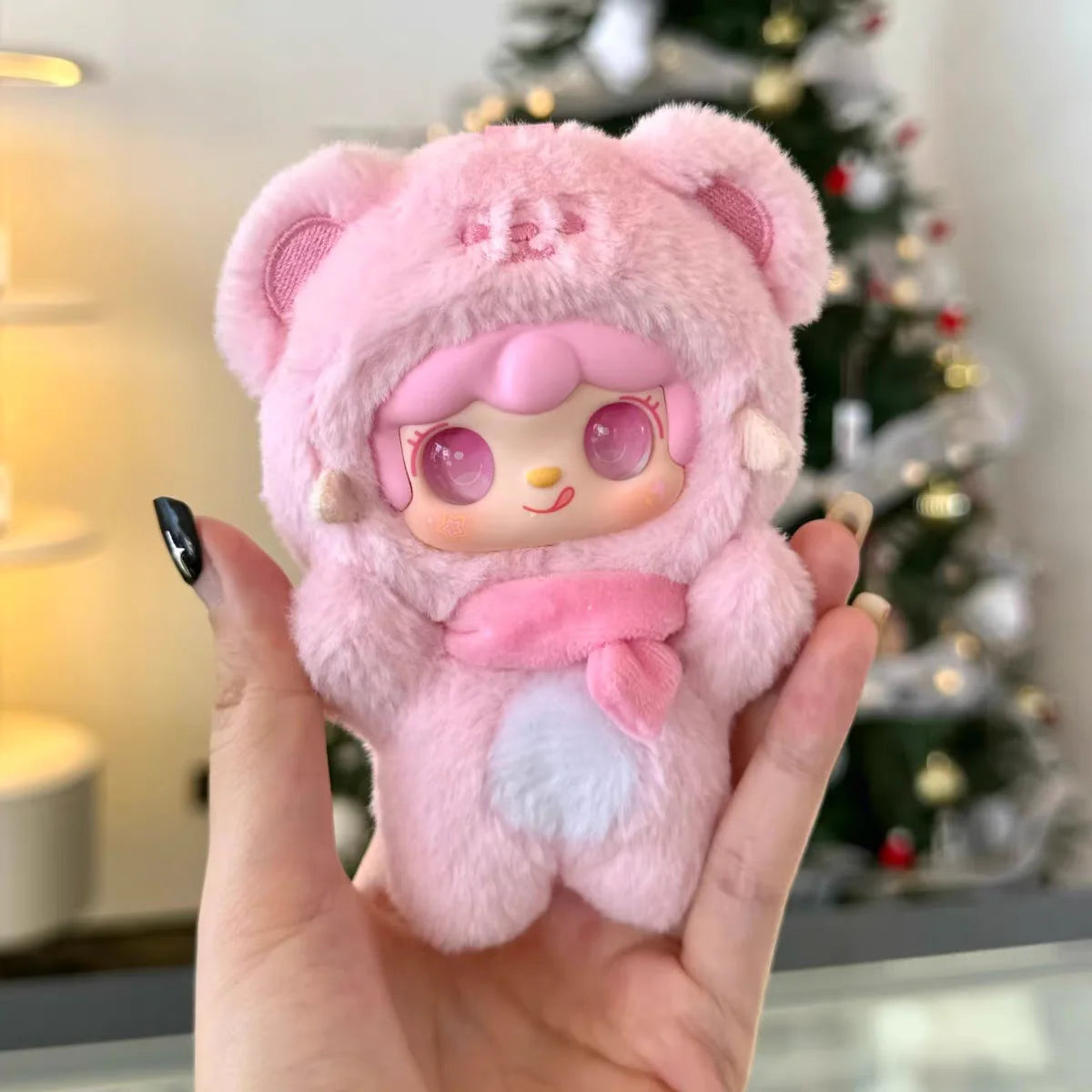 Hot Yooki V4 10cm Pendant Gen Bite Bear Series Vinyl Mini Blind Box Cute Decor Collection Figurine Kid Bestie Girl New Year Toys