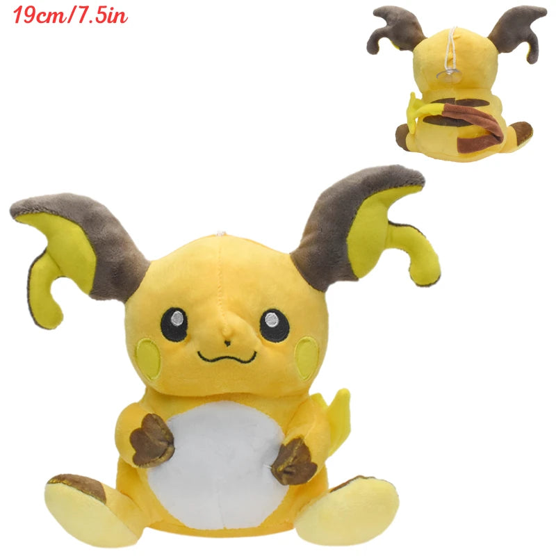 POKEMON Cubone Raichu Piplup Smoliv Phanpy Plush Toy Anime Wobbuffet Gengar Rowlet Meowth Mewtwo Peluche Doll Birthday Gift Kids