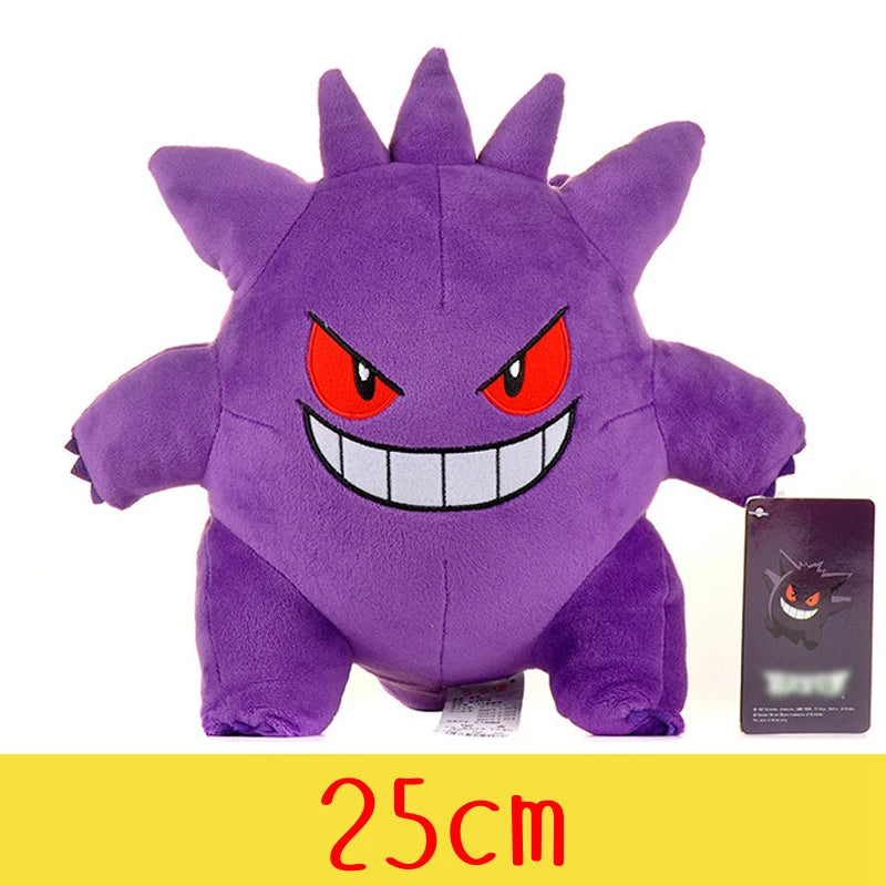 Original Peluche Pokemon Gengar Peluche 24cm Pokemon stuffed Toy Cute Cartoon Pikachu Plush Doll Soft Doll Child Birthday Gift