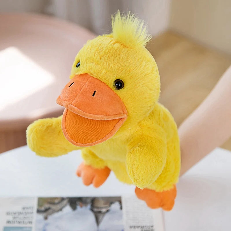 30 Styles Stuffed Plush Animals Toys Hand Finger Story Puppet Cute Dolls Educational Babys Duck Lamb Cow Dog Horse Children Gift