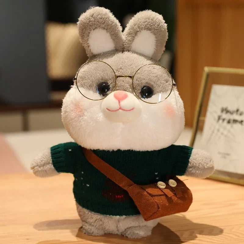 30cm New Cartoon Cute Rabbit Cosplay Dress Up Plush Toys Stuffed Lovely Bunny Dolls Soft Animals for Kids Girls Birthday Gift