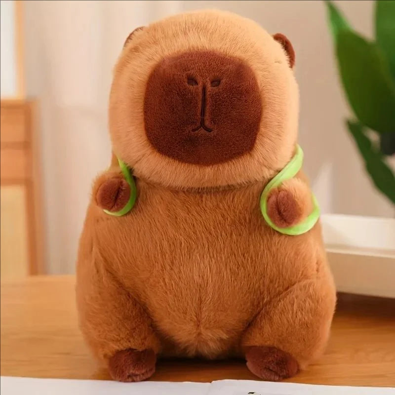 1PC Cute Turtle Backpack Capybara Plush Toy Stuffed Animals Soft Doll Kids Toys Birthday Gift Backpack Bear Toy Lucky Gift