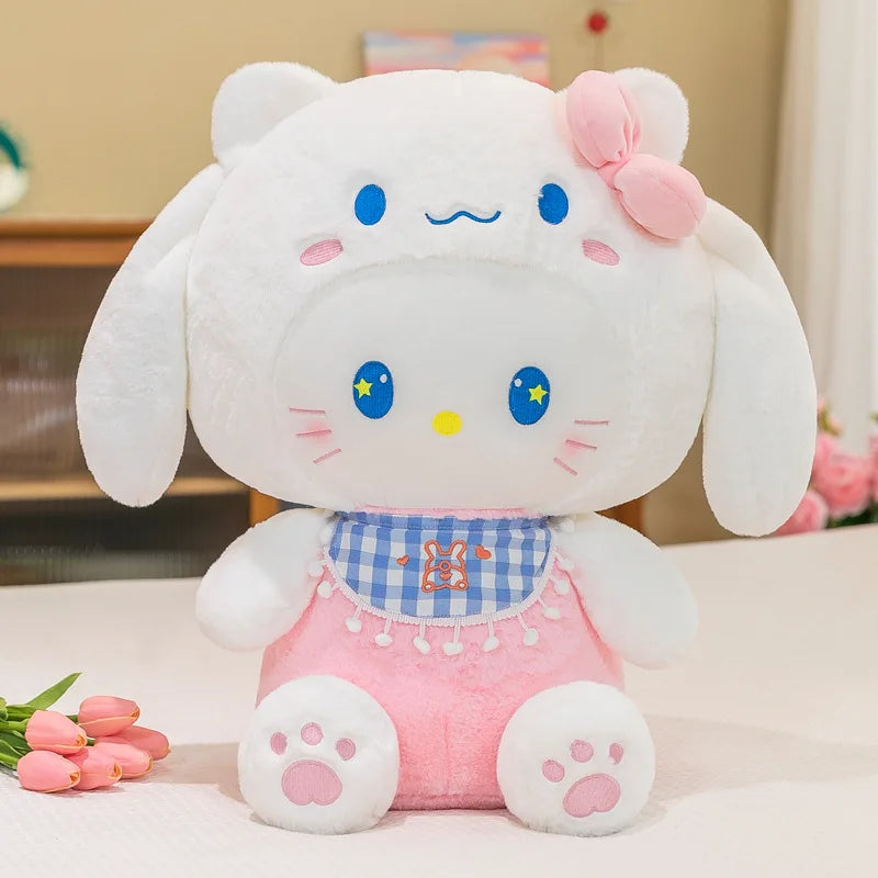 35/45CM Sanrio Hello Kitty Stuffed Toys Plushier Cos Cinnamoroll Throw Pillow Plush Dolls Birthday Gift Valentines Gifts