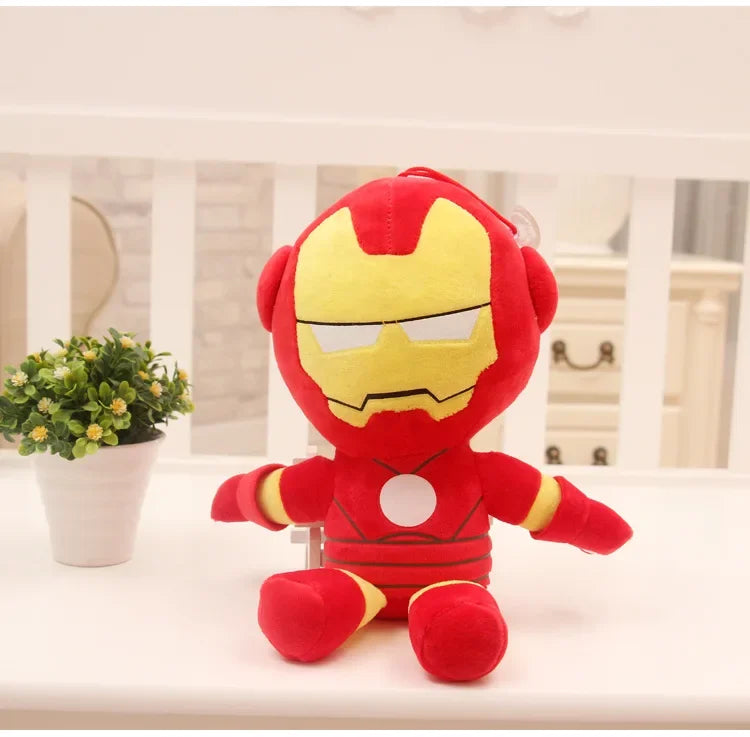 Hot 27cm Man Spidermaned Plush Toys Movie Dolls Marvel Avengers Soft Stuffed Hero Captain America Iron Christmas Gifts For Kids