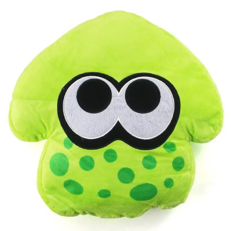 33cm Orange Green Splatoon Inkling Anime Kawaii Animal Pollow Cushion Plush Peluche Soft Stuffed Cartoon Toys Dolls Kids Gift