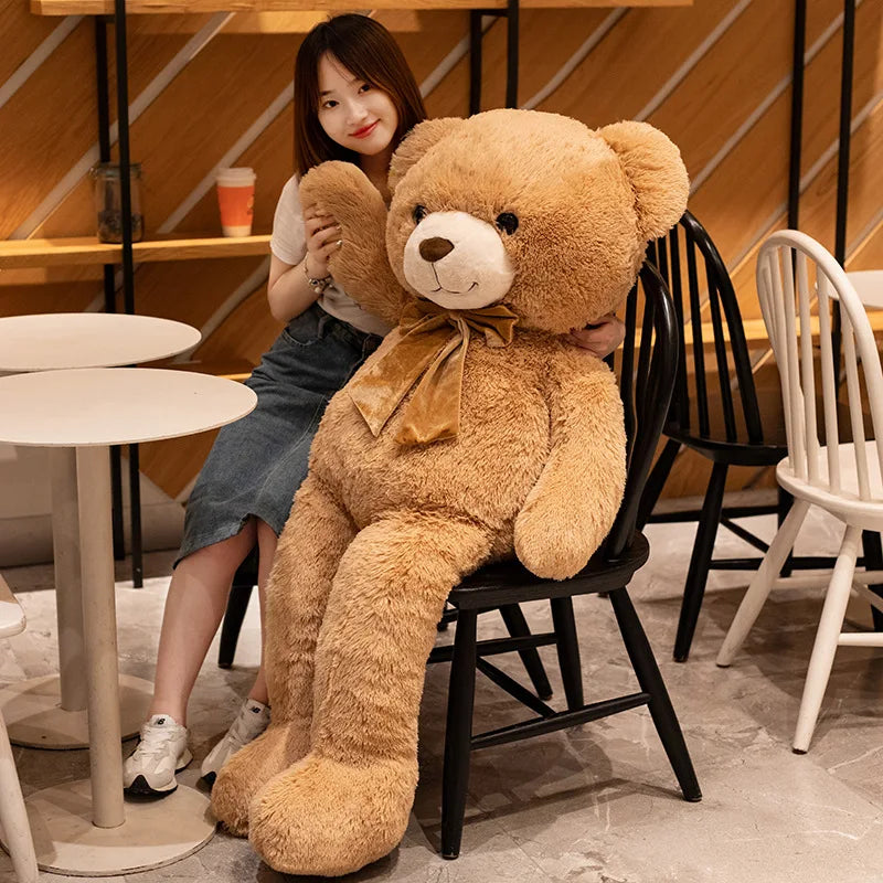 1pc High Quality Giant American Bear Plush Doll Soft Stuffed Animal Bear Plush Toys Girls Valentine Lover Birthday Gift