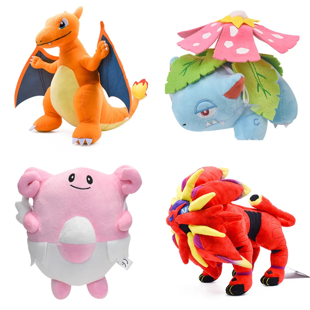 Pokemon Plush toys Soft stuffed Anime dolls Gengar Greninja Zoroark Froakie Mewtwo Blissey Darkrai Venusaur Moltres 20 styles