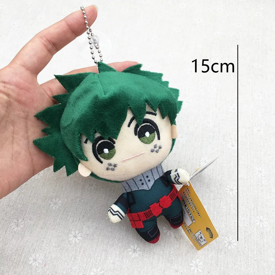 Anime 15-27cm My Hero Academia Plush Toys Cartoon Izuku Midoriya Katsuki Bakugou Shouto Todoroki Stuffed Dolls Kids Gifts