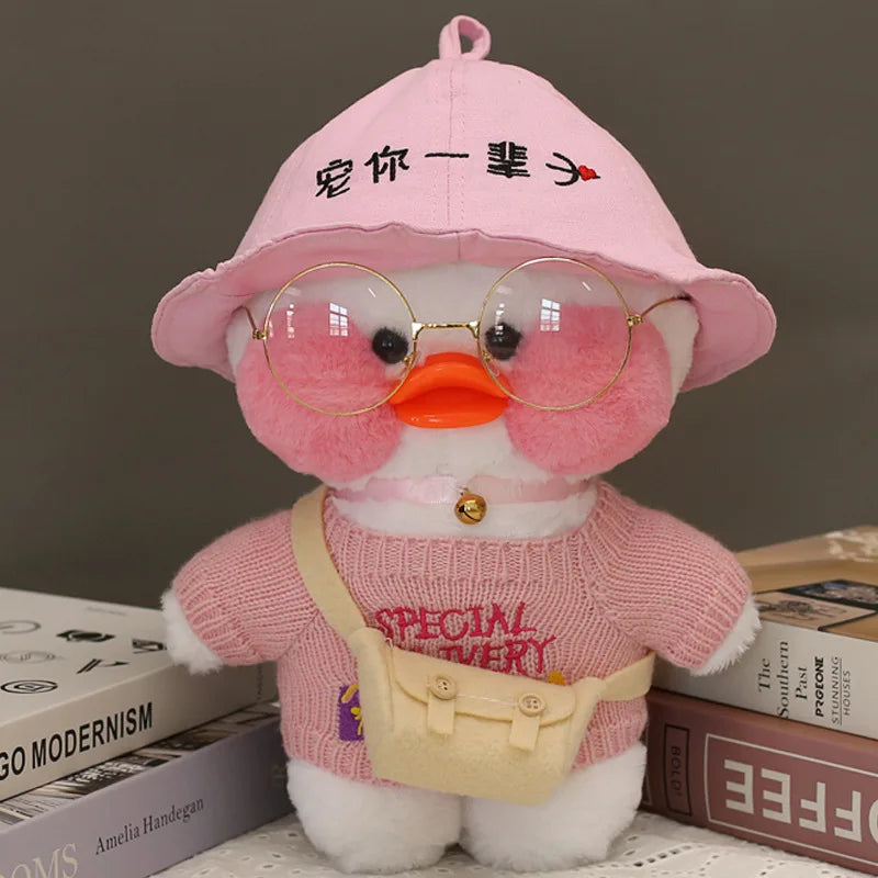 1PC Accessorries Hair Band Hat Sweater Dress Bag fit 30cm LaLafanfan Duck Plush Dolls Outfit Clothes Headband for Duck Plush Toy